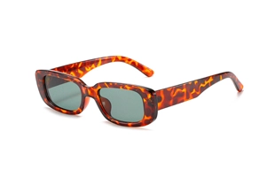 3204195 Animal Print Frame Sunglasses