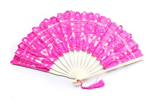 3204119 Lace Fabric Fan