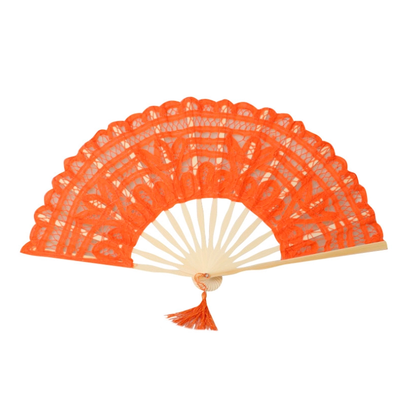 lace folding fan