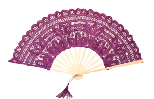 3204115 Lace Fabric Fan