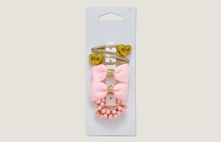 3104273 Hairclip and Hairtie Set