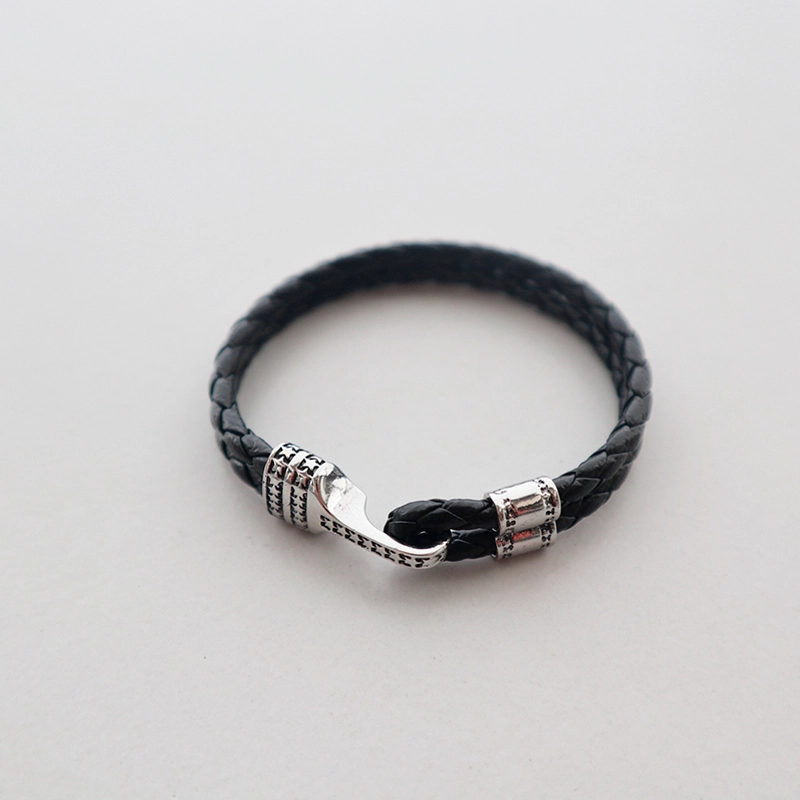 men's leather bracelet