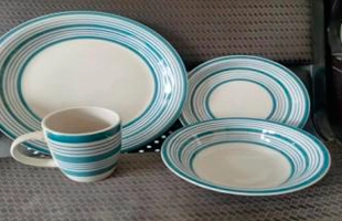 3304242 Ceramic Dinnerware Set of 4