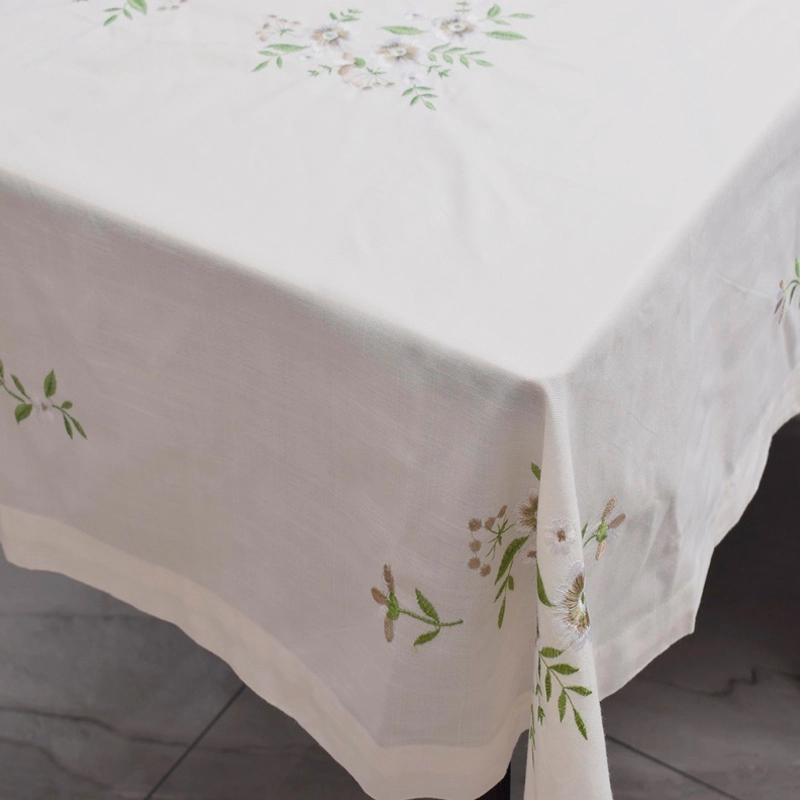 vintage cotton table cloth
