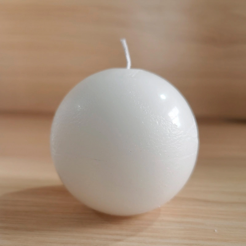 white ball candle
