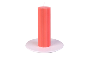 3504179 Textured Pillar Candle