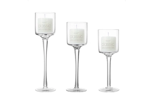 3504162 Glass Candle Holder
