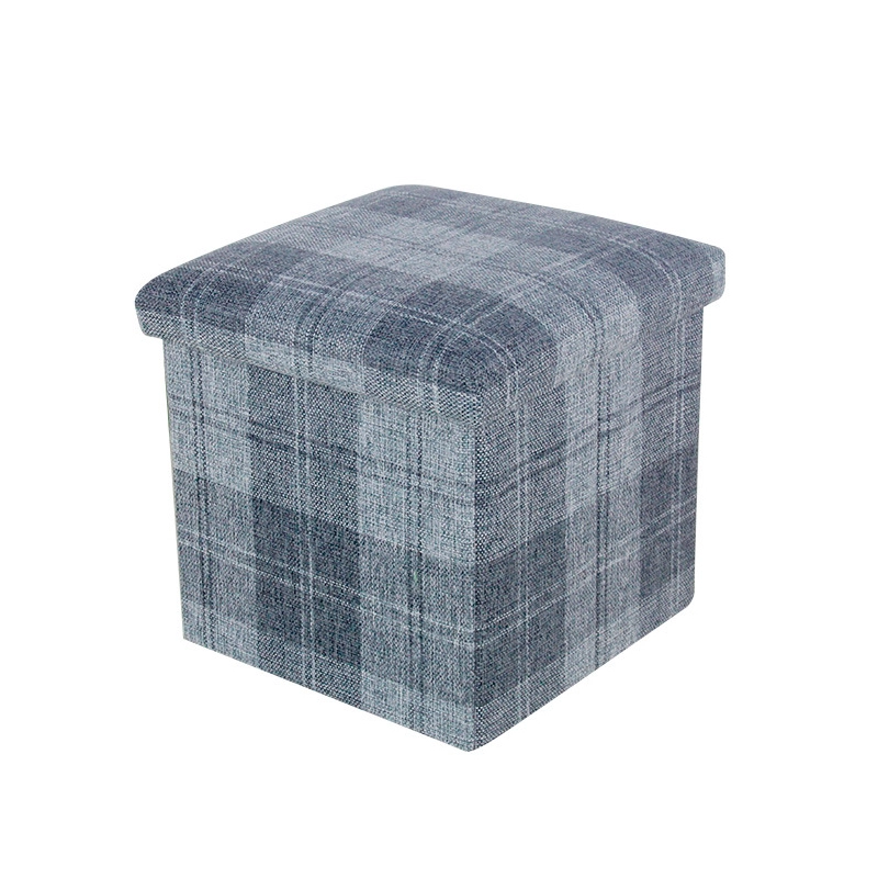 square foldable cloth storage stool