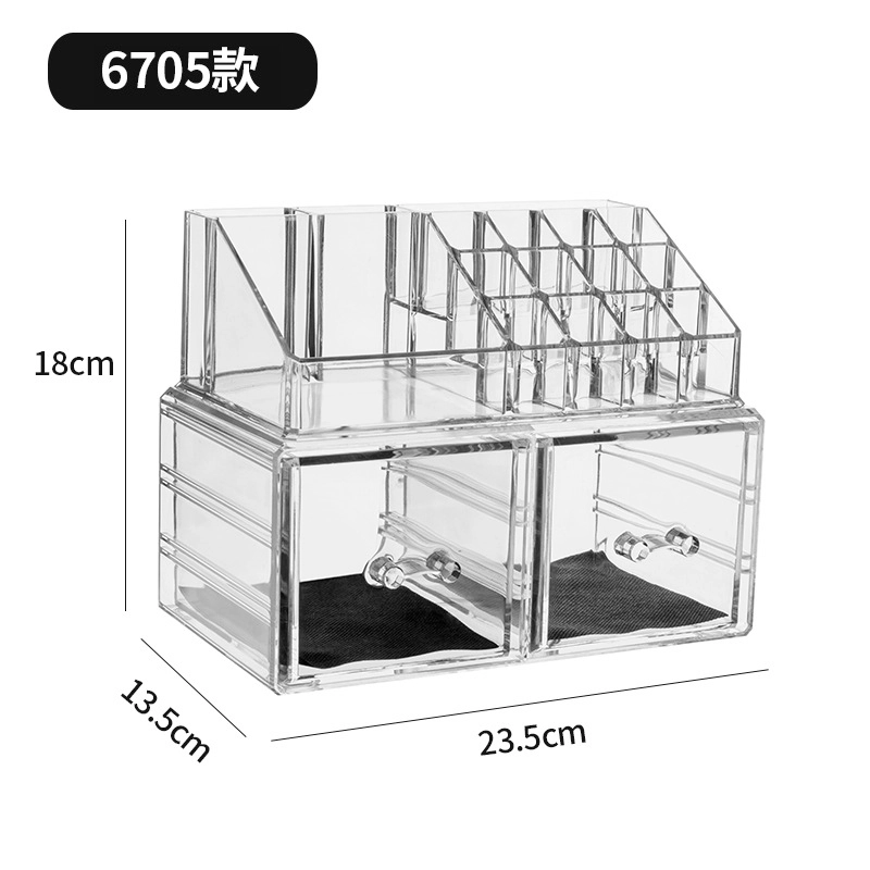 plastic storage box with drawers