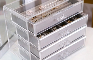 3504279 Plastic Layered Drawer Jewelry Storage