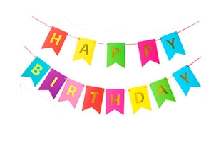 3304515 Colorful Happy Birthday Banner
