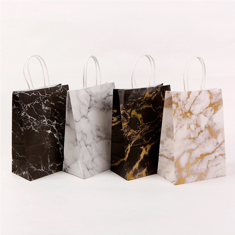 marble paper bag