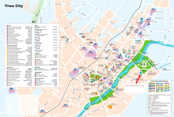 Yiwu Market Map