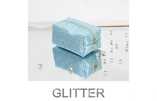 3210604 Small Pouch Cosmetic Bag Glitter