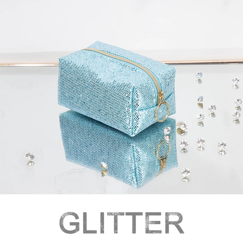Small Pouch Cosmetic Bag Glitter