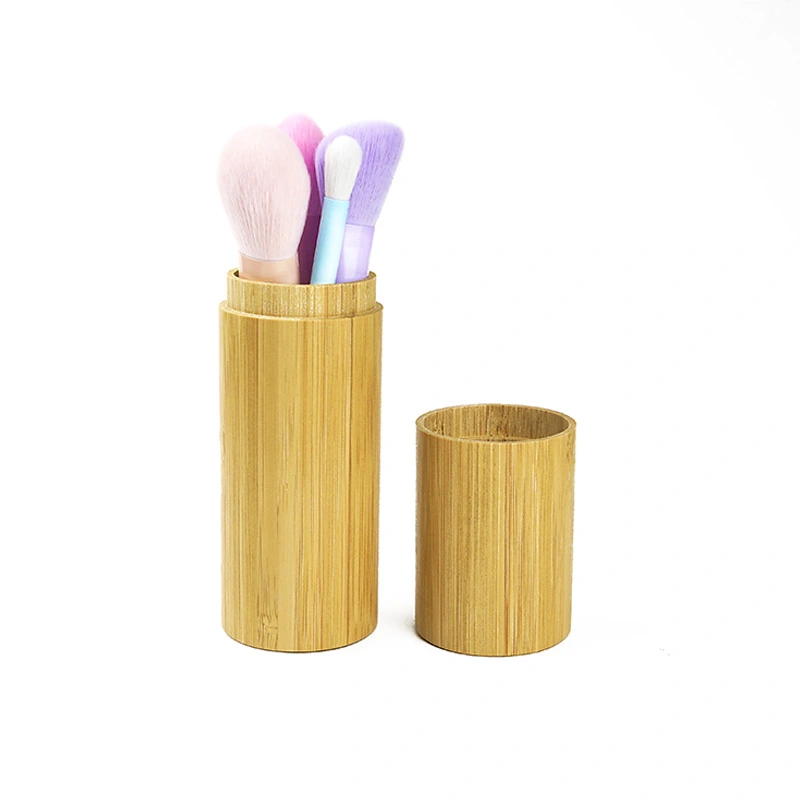 Wooden Bamboo Makeup Pouch