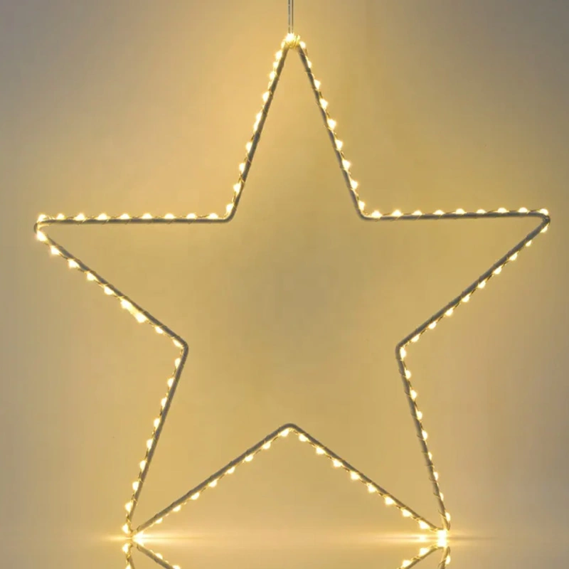 3D Star Frame Copper Wire Led night