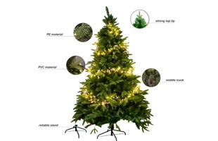 3210318 Big PVC PE Christmas Tree with LED