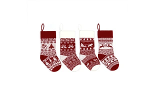 3210323 Gift Bag Knitted Christmas Socks