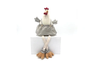 3210402 Easter Chicken Animal Shelf Sitter