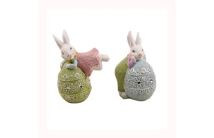 3210401 Easter resin bunny
