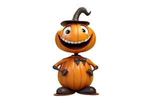 3210354 Halloween Pumpkin Man