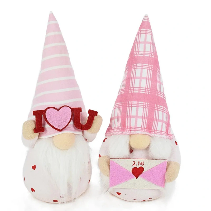 Pink Gnome Plush With Envelope