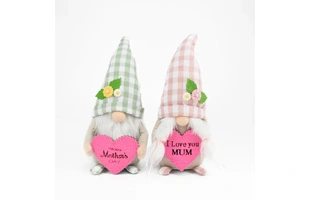 3210449 Novelty Mothers Day Gnomes With Heart