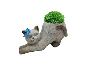 3210205 Animal flower pot stone