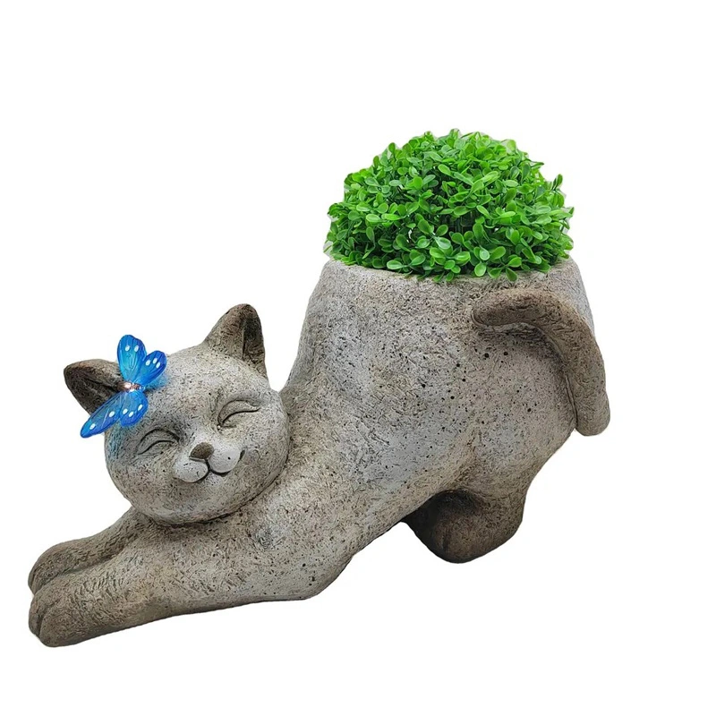 Animal flower pot stone