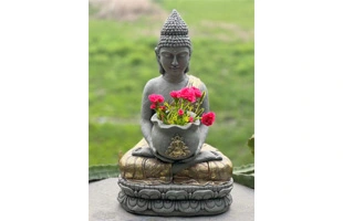 3210204 Buddha Statue Planter Pot