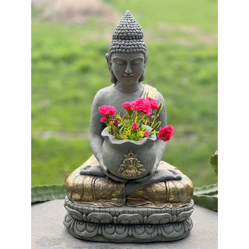 Buddha Statue Planter Pot