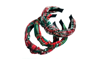 3204141 Knotted Christmas Headband