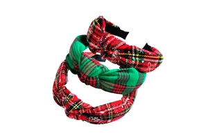 3204142 Knotted Christmas Headband