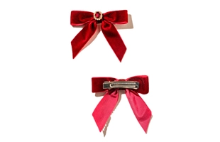 3204148 Velvet Bow Hair Clip