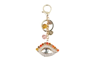 3204166 Pave Stone Eye Keyring