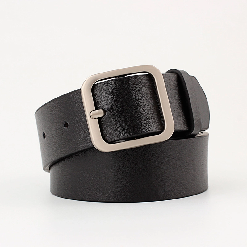 black square buckle belt