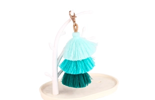 3204171 Total Green Tassel Keyring