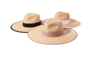 3204149 Big Size Raffia Straw Beach Cap