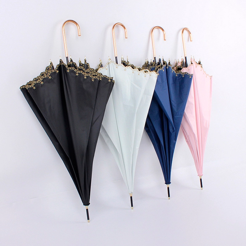 embroid edged umbrella