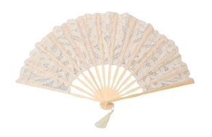 3204114 Lace Fabric Fan