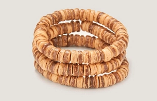 3104158 Coco Wooden Stretch Bracelet Set