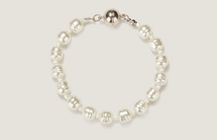 3104151 Pearl Bracelet With Magnetic Ball Clasp