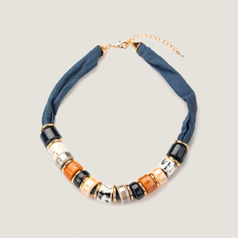 ceramic bead necklace