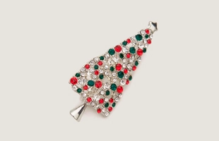 3104162 Christmas Tree Brooch