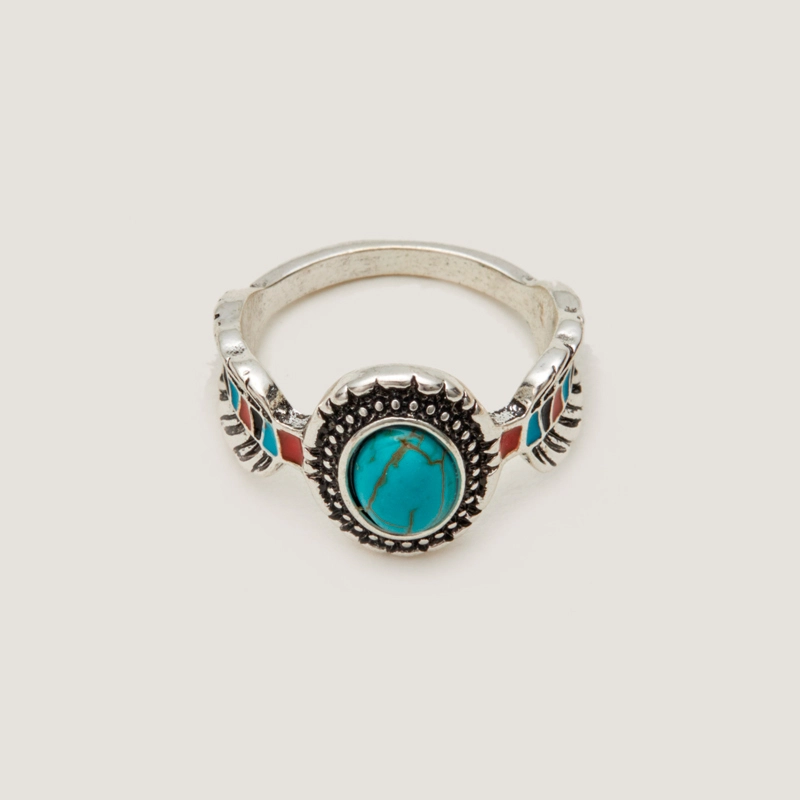 boho stone ring