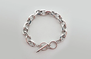 3104291 Men's Oval Link Chain Bracelet