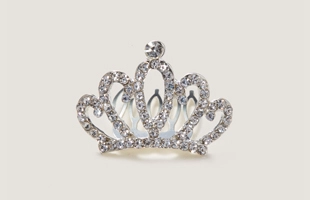 3104277 Kid's Rhinestone Crown Hairpin