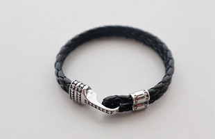 3104294 Men's Leather Bracelet
