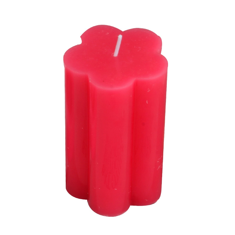 flower pillar candle